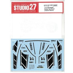 STUDIO27 Decals for TAMIYA 1/12 Yamaha RZV500 “Yellow from japan