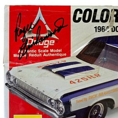 Lindberg Color Me Gone 1964 330 Super Sport 1/25 Model Signed by Roger Lindamood