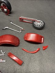 MPC 3+3 CHOPPER Kawasaki Mach 3 Engine Trike 1/12 Model Harry Bradley’s RARE