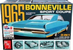 Skill 2 Model Kit 1965 Pontiac Bonneville Sport Coupe 3-in-1 Kit 1/25 Scale by