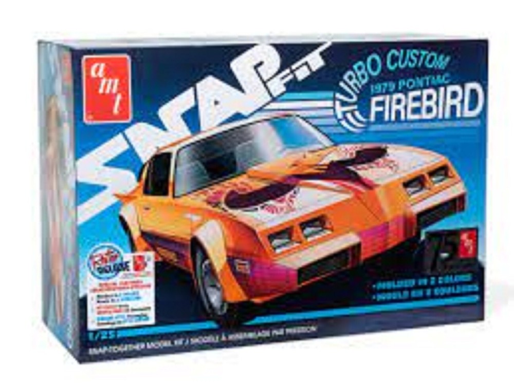 AMT 1979 PONTIAC FIREBIRD TURBO CUSTOM 1/25 SNAP TOGETHER KIT AMT1211