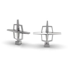 1:25 Lincoln Continental Hood Ornament 61-64. Set of two.