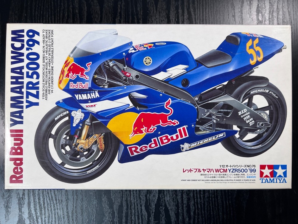 TAMIYA Red Bull YAMAHA YZR500’99 Item14076 1/12 from Japan2