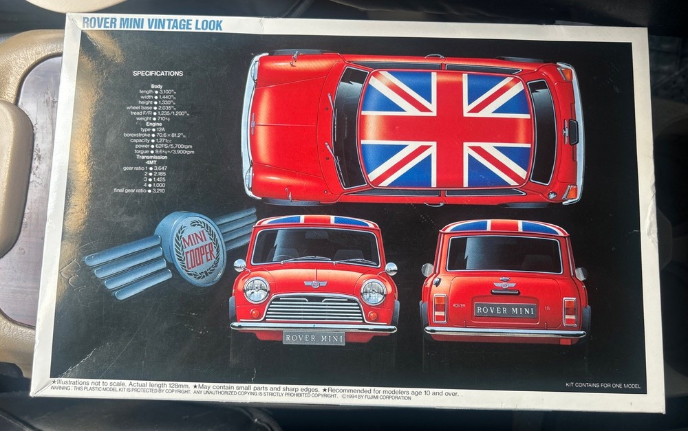 FUJIMI Mini Cooper Rover Mini Vintage Look 1:24 Scale #12510