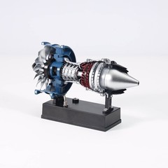 Educational DM122 Turbofan Engine Model Kit All-Metal 1:20 Scale Assembly DIY