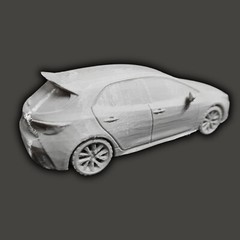 Toyota Corolla Hatchback Civil vehicles 1:35 Scale Models Kits DIY