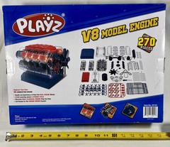 Sealed V8 Visible Automotive Engine Plastic Model Kit 270 pieces