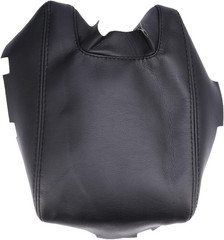 Black Leather Center Console Lid Armrest Cover Skin Replacement for Acura TL 200