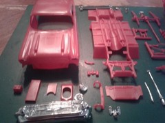 1957 CHEVY HARDTOP BODY,INTERIOR,CHASSIS,SUSPENSION DECALS,GLASS,TRIM