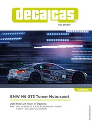 Decalcas 1:24 Scale Decal BMW M6 GT3 Turner M.Sport Daytona 2019 # DCL-DEC0050