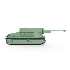 SSMODEL SS87662 1/87 HO Scale Railway Kit France Somua S-35 CA Tank Destroyer