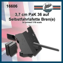 FC Model Trend 1/16 3.7cm Pak 36 Auf Selbsfahrlafette Bren Conversion Set