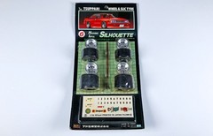 Vintage 1:24 Fujimi #6 Hoshino Impul Silhouette Wheel & Tire Set Model Kit Japan