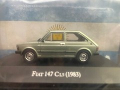 UNUSED INOLVIDABLES FIAT 147 CL5 1983 SCALE DIECAST MODEL 1:43 BROCHURE & BUBBLE