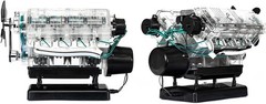 V8 Engine Model Kit: Build a Transparent Working 8-Cylinder Engine in Hours