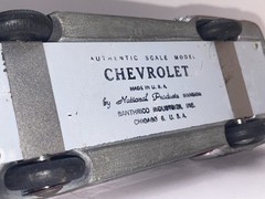 1949 Chevrolet Styleline 4Dr Sdn Promo 1/25 National Products Banthrico Maroon