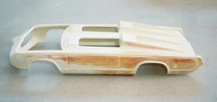 AMT TROPHY SERIES THE FIREBALL 500 BY GEORGE BARRIS 1/25 incomplete started