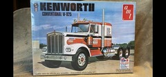 Sealed 1/25 Scale Kenworth Conventional W-925 Tractor Plastic Model Kit #AMT1021