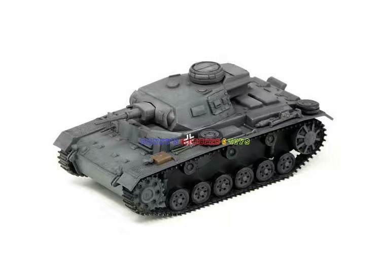 New 1/72 German Panzer III Ausf. G Tank (Paint & Pre-Built) WWII Military Model