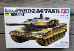 TAMIYA 1/35 SCALE LEOPARD 2 A6 MAIN BATTLE TANK “UKRAINE” MODEL KIT # 25207 F/S