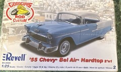 Revell Goodguys ’55 Chevy Bel Air Hardtop 1:25 Unassembled Kit Skill 2 85-2069