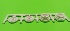 1971 Camaro Jungle Jim Funny Car 1/25 Big Little Drag Slick Tire Mag Rim Wheels
