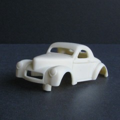 Jimmy Flintstone 1941 slot car Willys Gasser resin body H/O scale JFSL4