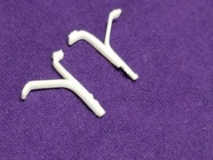 1948 Ford Coupe FRONT BUMPER BRACKETS from Revell 1:25 Model Kit 48