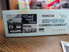 Fujimi 1/24 Porsche 911 Carrera Cabriolet ’85 Hi-Detail Metal Series Rare Japan
