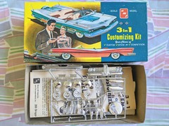 *ULTRA RARE! *ORIGINAL AMT 1959 FORD EDSEL CONVERTIBLE Model Kit *GORGEOUS *L@@K