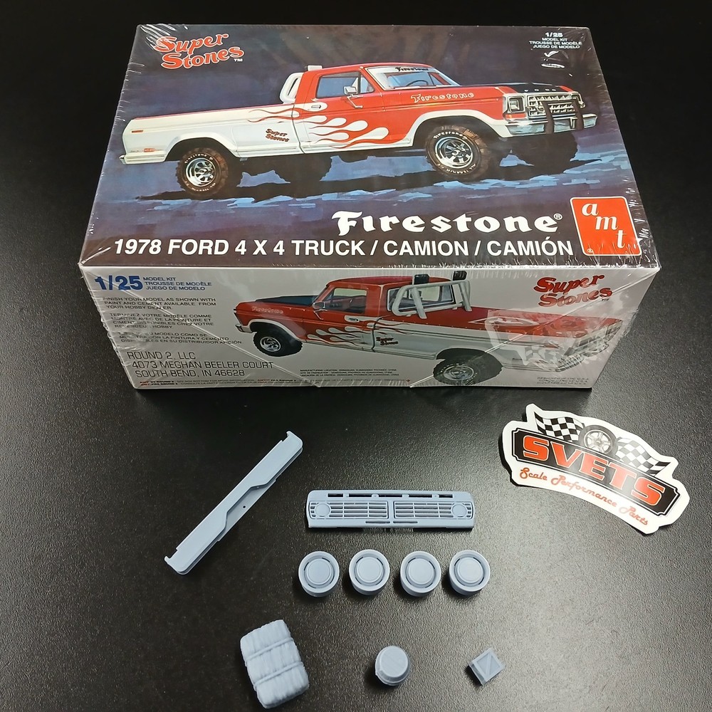 AMT Super Stones ’78 Ford F-150 4×4 Sealed Kit 3D Resin Uncle Jesse Set 1/25