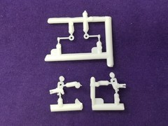 2021 Dodge Charger Hellcat SPINDLES & LINKS from 1:25 AMT Model Kit