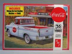 AMT COCA COLA 55 CHEVY CAMEO PICKUP TRUCK MODEL KIT plastic 1:25 Scale AMT1094