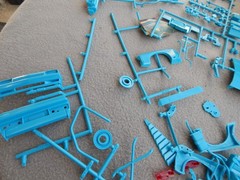 Vintage MPC Chevrolet Cavelier 1/25 Model Kit Parts Junkyard Estate Find