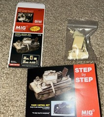 Dragon Tiger I Sd.Kfz. 181 Ausf. E Tank Kit 1/72 Zimmerit Item 7251 MIG Resin