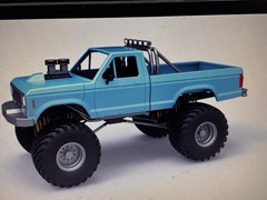 1/25 Resin 3d Printed 4×4 Mud Truck