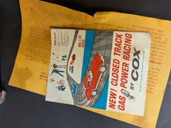 🔥VTG 1965 COX GAS POWERED CORVETTE STING RAY ORIGINAL BOX COMPLETE W/ GLOW FUEL