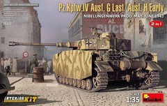 MiniArt 1/35 35333 WWII German Pz.Kpfw.IV Ausf. G Last/Ausf. H (Interior Kit)