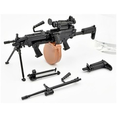 TomyTec Little Armory 1/12 MACHINE GUN M249 Upgrade LA094 Weapon Model Kit