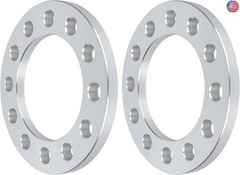BRTEC 1/2″ (12mm) 6×5.5 to 6×5.5 4PCS Wheel Spacers 108mm Inner Diameter for