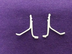 1948 Ford Coupe FRONT BUMPER BRACKETS from Revell 1:25 Model Kit 48