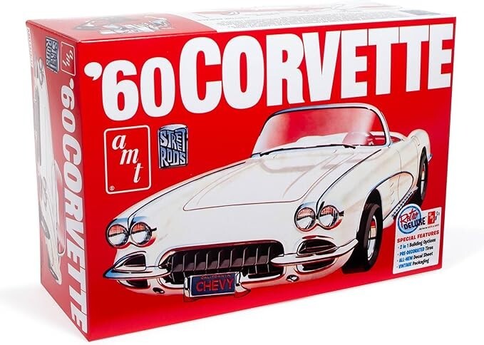 AMT 1960 Chevrolet Corvette 1:25 Scale Model Kit
