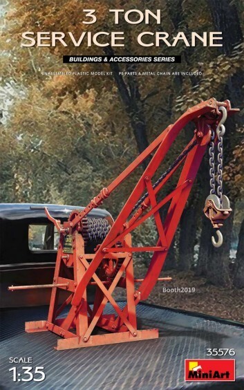 Miniart 1/35 3-Ton Service Crane #35576 📌Listed in USA📌