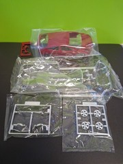 Aoshima 1/32 The Snap Kit 2016-2018 Toyota Prius XW50 Emotional Red Model Kit