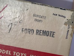 AMT 1949 Ford Sedan 1/25 Remote Control RC BO Promo & Box Sungate Ivory VF-XLNT