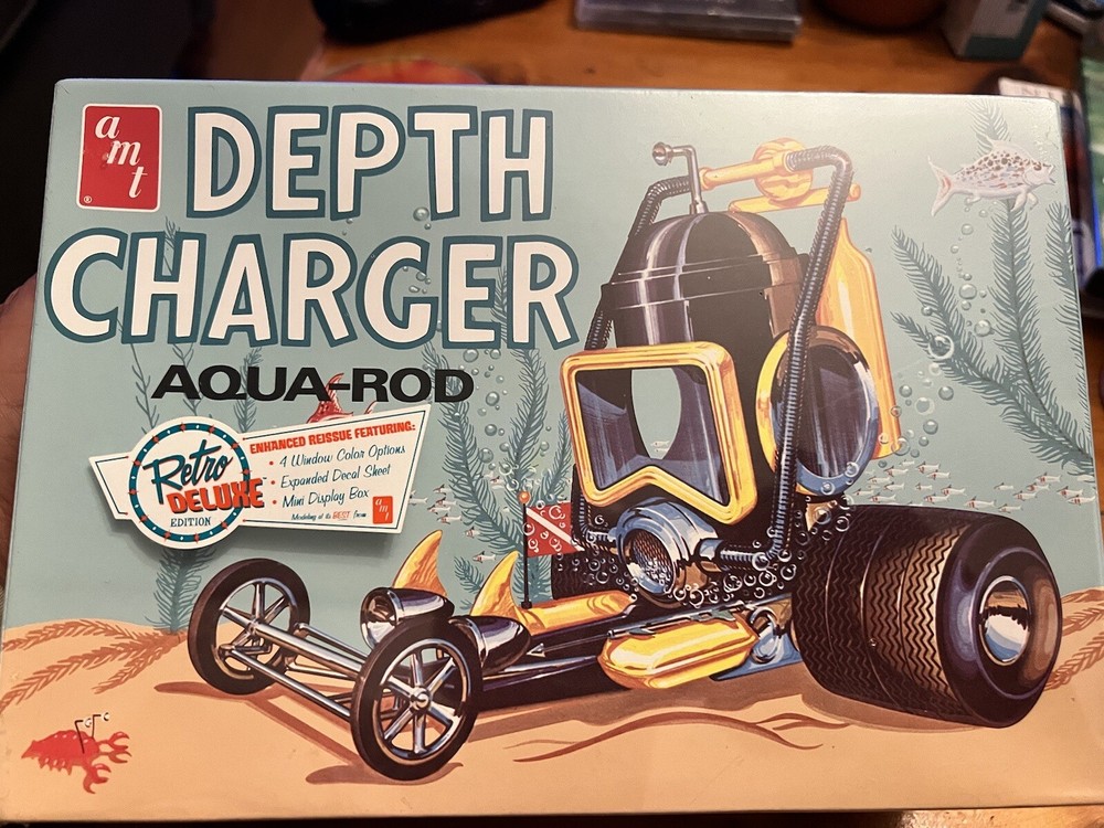 c2009 – AMT Depth Charger Aqua-Rod Kit #AMT-618 Factory Sealed 1:25 scale