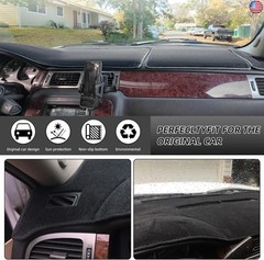 Dash Cover Mat Fit for 2007-2014 GMC Yukon Sierra SLT Denali,2007-2013 Chevy