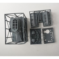 LYCG200335 1/200 Model Upgrade Parts Bismarck Battleship Chimney And Hangar