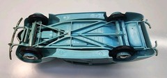 Vintage AMT Baby Blue ’39 Ford Deluxe Tudor Sedan 1/25 Plastic Model Kit Built