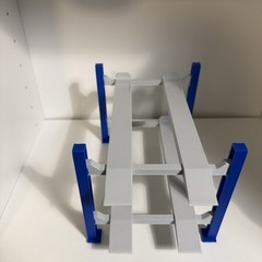 4 post 2 Level model car lift 1:24 1:25 scale KIT Assembly required. Paintable!